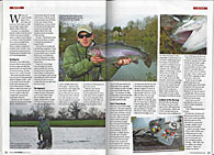 Total FlyFisher March 2013 stalking big fish lechlade and bushyleaze malcolm hunt fly fishing